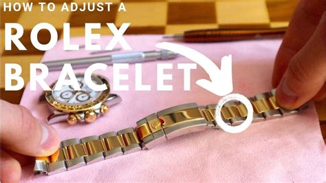 how to expand the band on a rolex|rolex watch band adjustment instructions.